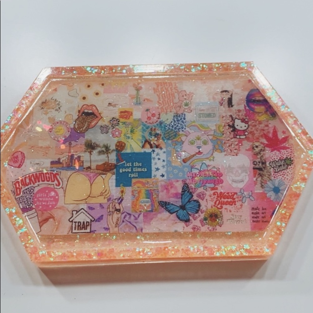 PEACH BEACH TRAY